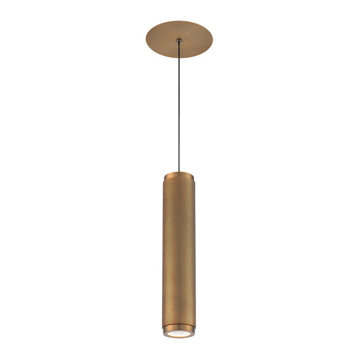 Modern Forms Burning Man 1Lt 14" LED Mini Pendant/3000K, Brass