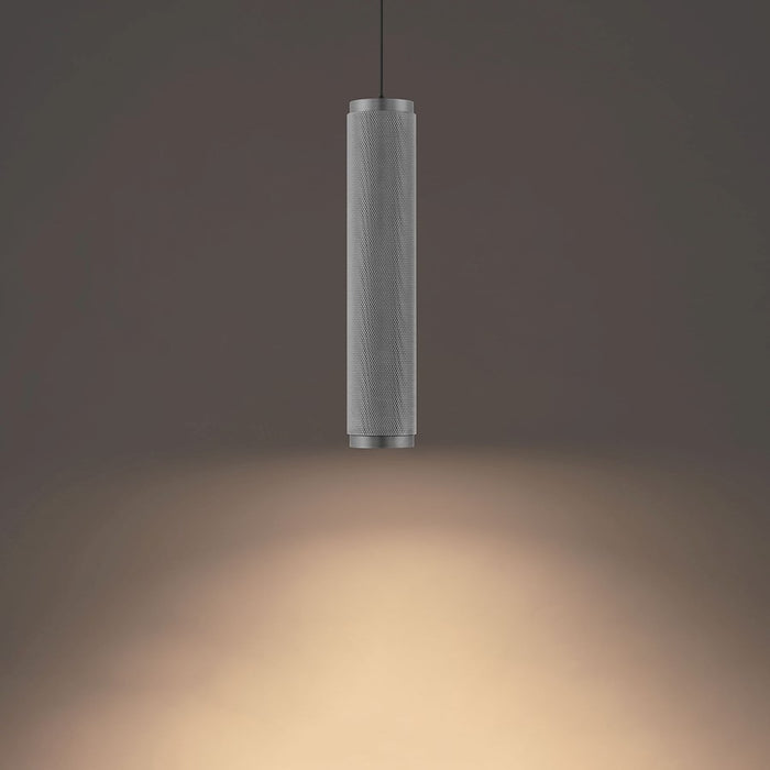 Modern Forms Burning Man 1Lt 14" LED Mini Pendant/3000K, Nickel