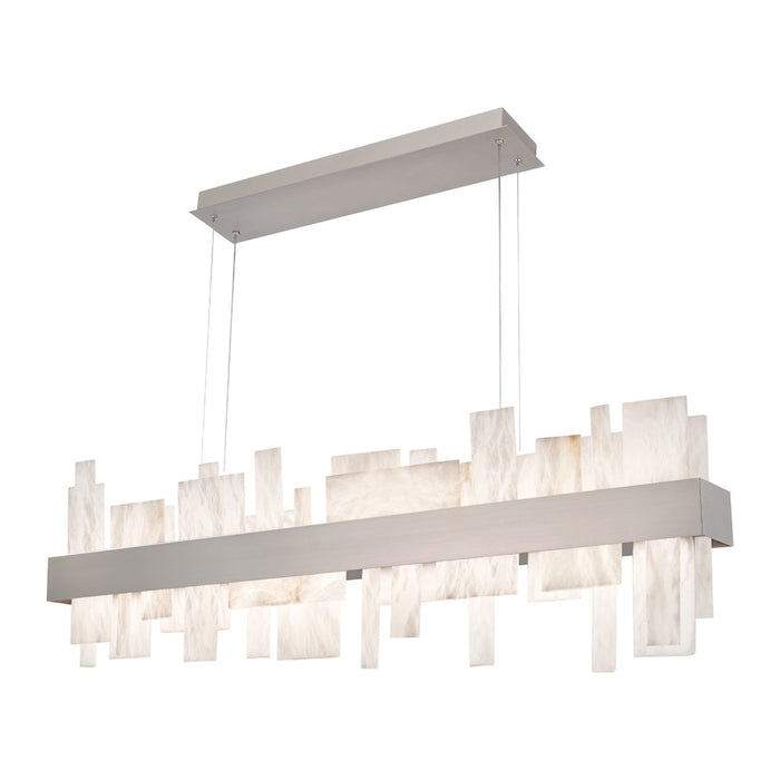 Modern Forms Acropolis 46" LED Linear Chandelier/3000K, NK/Alabast