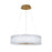 Modern Forms Rhiannon 1Lt 28" LED RD Chandelier/3000K , BS/Crystal