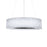 Modern Forms Rhiannon 1Lt 28" LED RD Chandelier/3000K, BK/Crystal