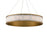 Modern Forms Coliseo 1Lt 28" LED RD Pendant/3000K, Brass/Alabaster - PD-72128-AB