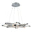 Modern Forms Bloom 1Lt 32" Articulating Chandelier/3000K, Aluminum - PD-73032-AL