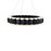 Modern Forms Dolman 48Lt 5" LED Pendant, Black/Frosted