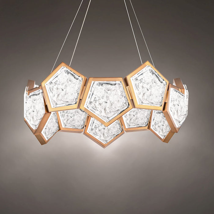 Modern Forms Starlight Starbright 26" LED RD Chandelier/3000K, BS