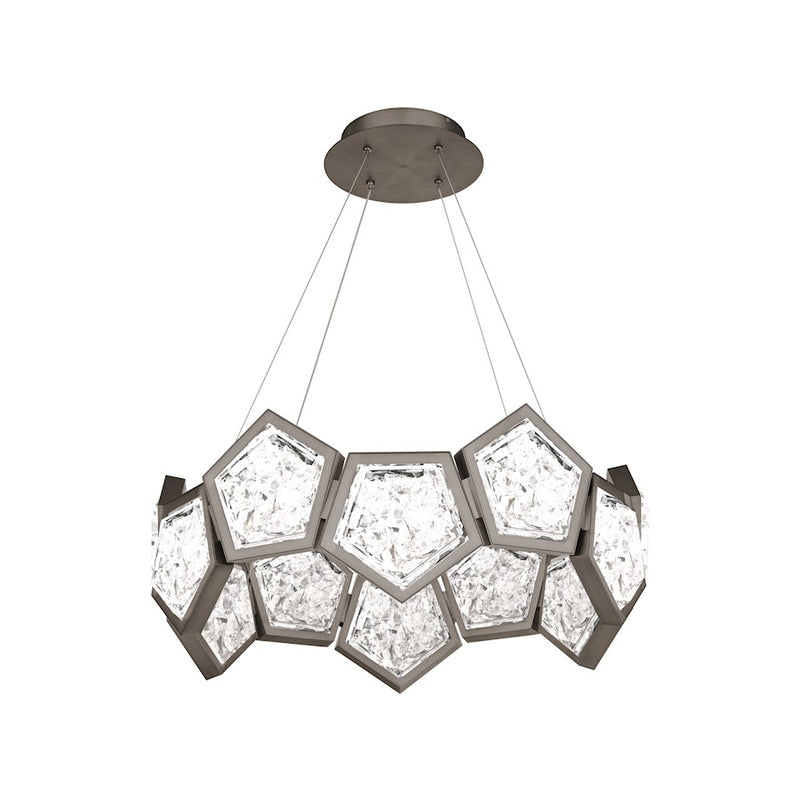 Modern Forms Starlight Starbright LED RD Chandelier/3000K/NK, BS - PD-74126-AN