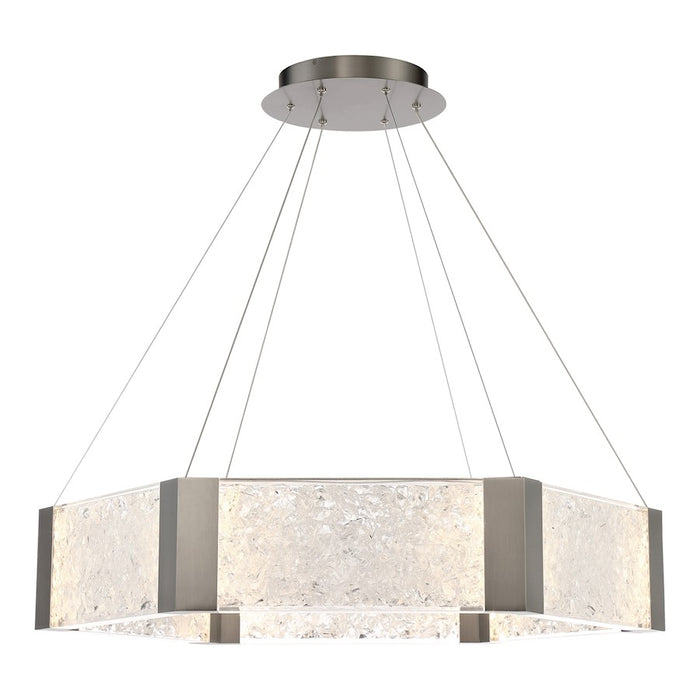 Modern Forms Forever 1Lt 34" Round LED Chandelier/3000K, Nickel