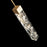 Modern Forms Minx 1 Light 13" LED Mini Pendant/3000K, Aged Brass