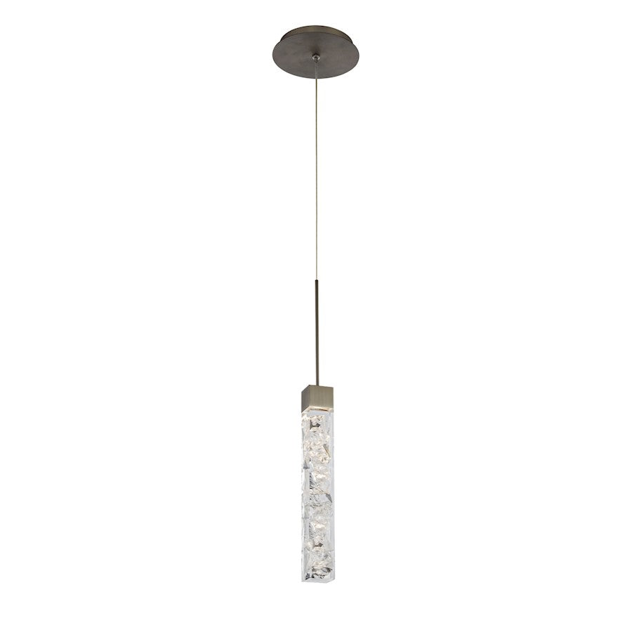 Modern Forms Minx 1Lt 13" LED Mini Pendant/3000K, Nickel - PD-78013-T24-AN