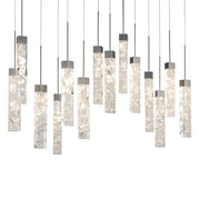 Modern Forms Minx 14Lt 40" LED Linear Pendant/3000K, Nickel - PD-78014L-AN