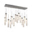 Modern Forms Minx 14Lt 40" LED Linear Pendant/3000K, Nickel