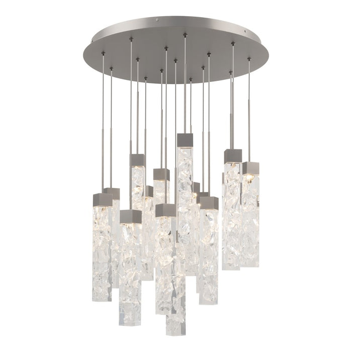 Modern Forms Minx 15Lt 23" LED Round Pendant/3000K, Nickel