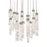 Modern Forms Minx 21Lt 26" LED Round Pendant/3000K, Nickel - PD-78021R-AN