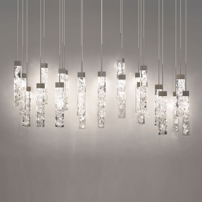 Modern Forms Minx 23Lt 54" LED Linear Pendant/3000K, Nickel