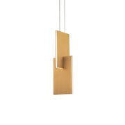 Modern Forms Amari 1 Light 5" LED Mini Pendant/3000K, Aged Brass - PD-79014-AB