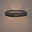 Modern Forms Lute 1Lt 28" LED Pendant, 3500K, Black/Frosted