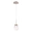 Modern Forms Double Bubble 1Lt 6" LED Pendant/3000K, Nickel - PD-82006-SN