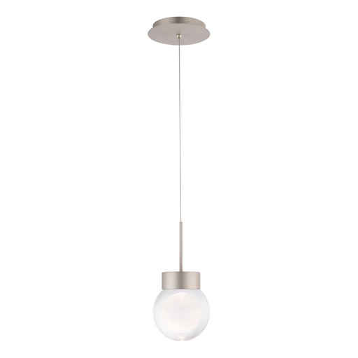 Modern Forms Double Bubble 1Lt 6" LED Pendant/3000K, Nickel - PD-82006-SN