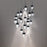 Modern Forms Double Bubble 21Lt 26" LED RD Pendant/3000K, Black