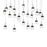 Modern Forms Double Bubble 23Lt 54" LED Linear Pendant/3000K, BK - PD-82023L-BK