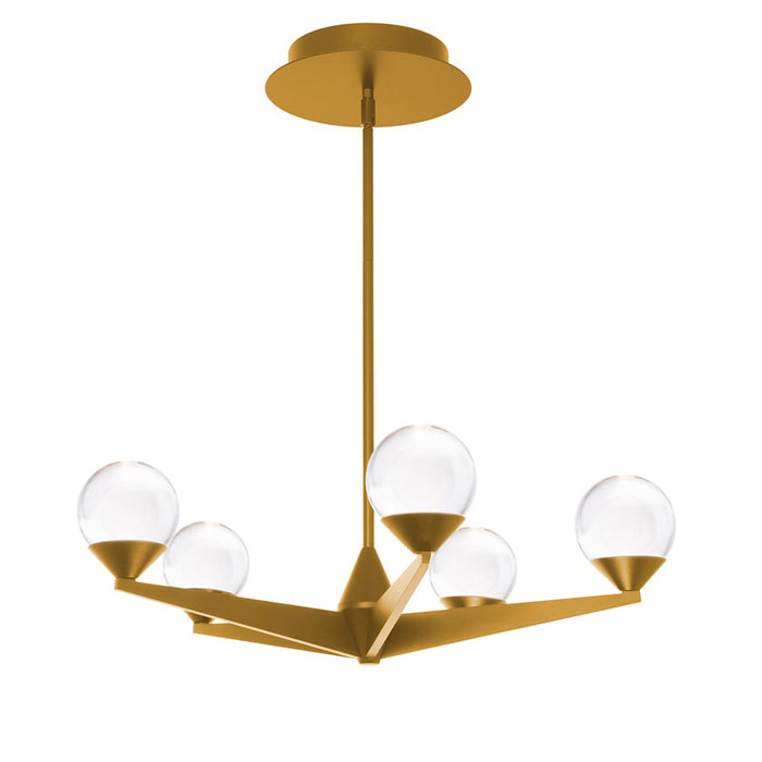 Modern Forms Double Bubble 23" LED 5Lt Chandelier/3000K, Brass