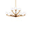 Modern Forms Double Bubble 27" LED 9Lt Chandelier/3000K, Brass - PD-82027-AB