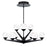 Modern Forms Double Bubble 27" LED 9 Light Chandelier/3000K, Black