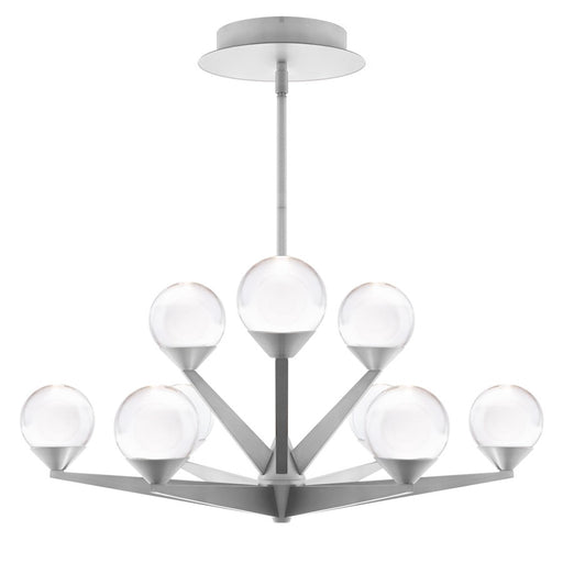 Modern Forms Double Bubble 27" LED 9Lt Chandelier/3000K, Nickel