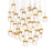 Modern Forms Double Bubble 41Lt 37" LED SQ Pendant/3000K, Brass - PD-82041S-AB