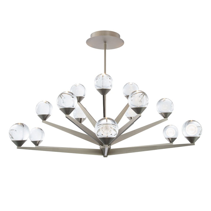 Modern Forms Double Bubble 37" LED 15Lt Chandelier/3000K, Nickel