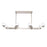 Modern Forms Double Bubble 44" LED 8Lt Linear Chandelier/3000K, NK