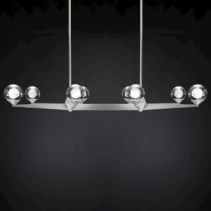 Modern Forms Double Bubble 44" LED 8Lt Linear Chandelier/3000K, NK