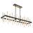 Modern Forms Harmonix 1Lt 56" Linear Pendant/3000K, Black Brass - PD-87956-BK-AB