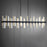 Modern Forms Harmonix 1Lt 56" Linear Pendant/3000K, Black Brass