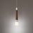 Modern Forms Padron 1 Light 18" LED Pendant/3000K, Dark Walnut