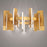 Modern Forms Ronan 16Lt 32" LED Pendant, Aged Brass/Frosted