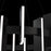 Modern Forms Ronan 16Lt 32" LED Pendant, Black/Frosted