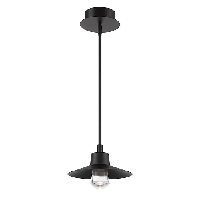 Modern Forms Suspense 1 Light LED Outdoor Pendant/3000K, Black - PD-W1915-BK