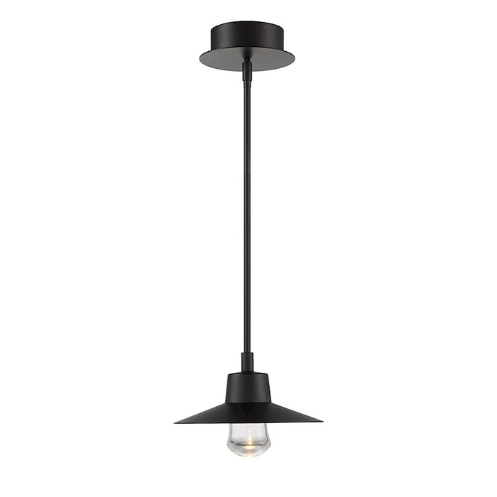 Modern Forms Suspense 1 Light LED Outdoor Pendant/3000K, Black