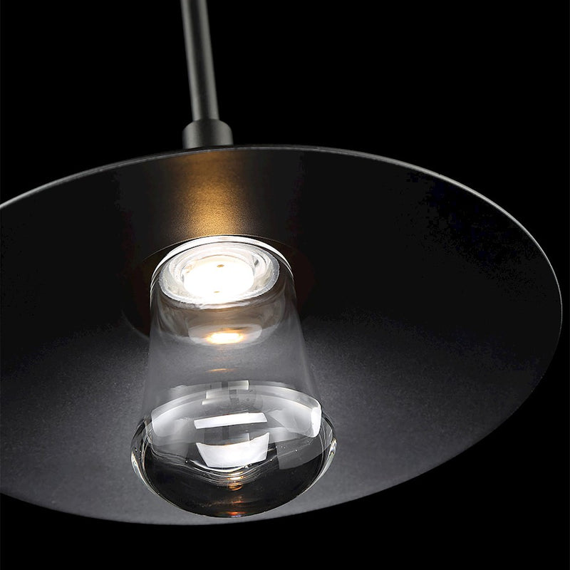 Modern Forms Suspense 1 Light LED Outdoor Pendant/3000K, Black