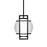 Modern Forms Lucid 1 Light LED Outdoor Pendant/3000K, Black - PD-W74615-BK