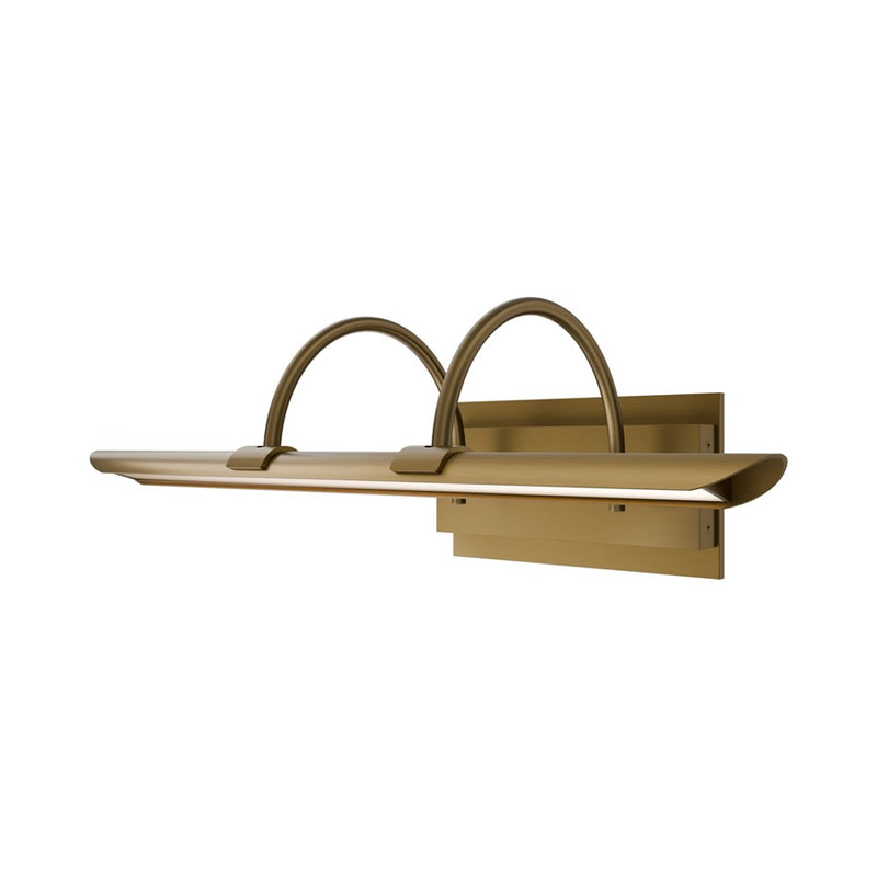 Modern Forms Ansel 1Lt 18" LED Picture Light/3000K, Aged Brass - PL-36518-30-AB