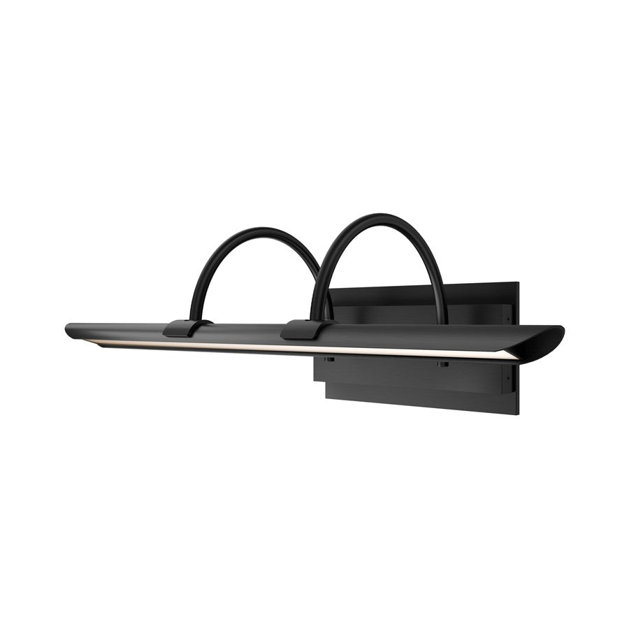 Modern Forms Ansel 1Lt 18" LED Picture Light/3000K, Black - PL-36518-30-BK