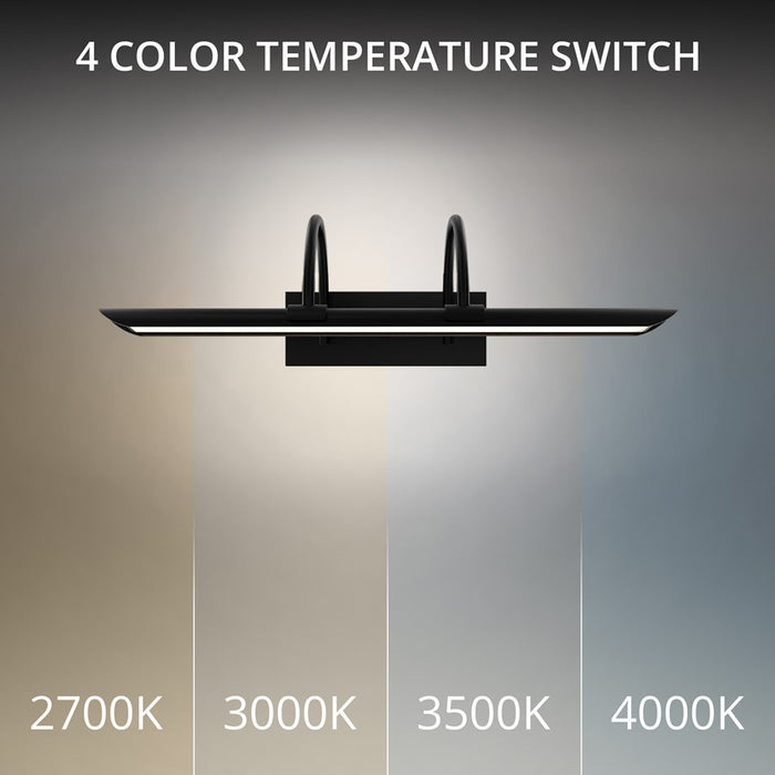 Modern Forms Ansel 1Lt 18" LED Picture Light, 3000K, Black