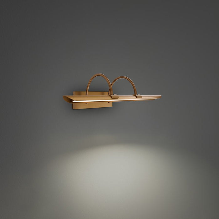 Modern Forms Ansel 1Lt 18" LED Picture Light, 4000K, Aged Brass