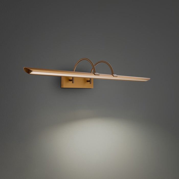 Modern Forms Ansel 1Lt 30" LED Picture Light, 3000K, Aged Brass