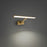 Modern Forms Diver 1Lt 18" LED Picture Light, 3500K, Aged Brass