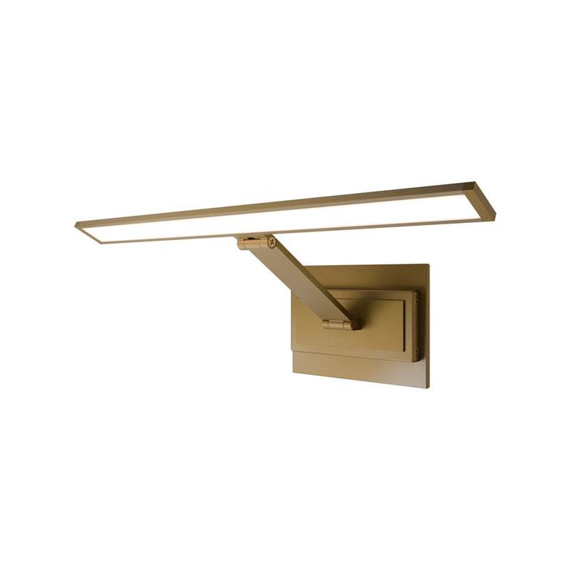 Modern Forms Diver 1Lt 18" LED Picture Light/4000K, Aged Brass - PL-38518-40-AB