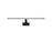Modern Forms Diver 1Lt 30" LED Picture Light, 3000K, Black