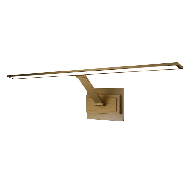 Modern Forms Diver 1Lt 30" LED Picture Light/3500K, Aged Brass - PL-38530-35-AB
